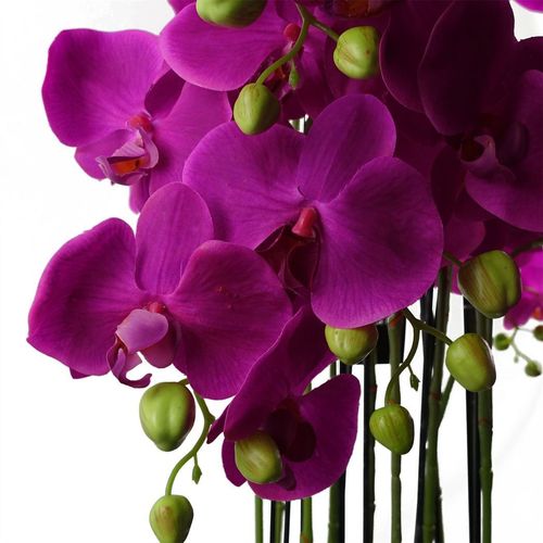 150cm Giant Purple Orchid Plant Artificial 189 flowers REAL TOUCH