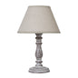 Setia Column Table Tamp With Linen Shade